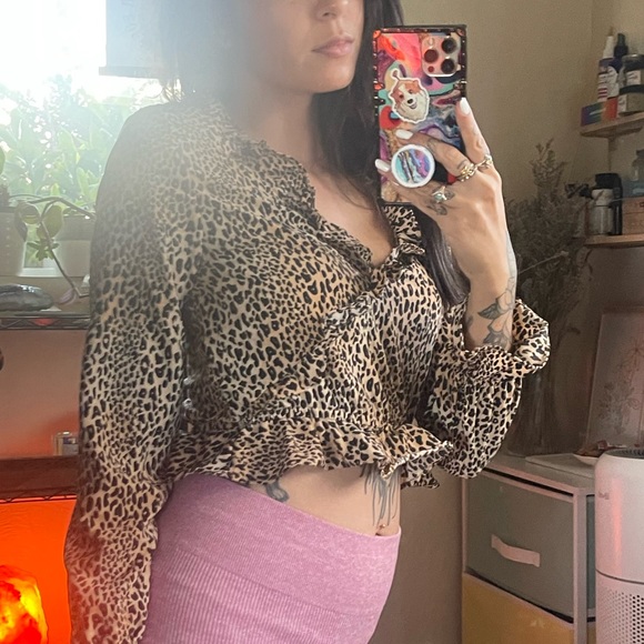 Leopard blouse - Picture 2 of 4